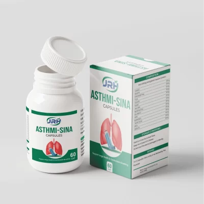 Asthmi-Sina Capsules - Best Ayurvedic Medicine for Asthma Treatment - Jami Raza herbal