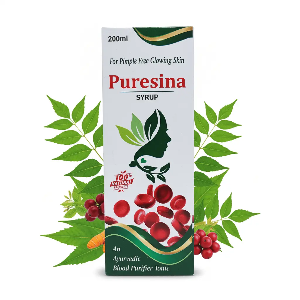 Puresina Syrup - Ayurvedic blood purification Syrup - Jami raza herbal