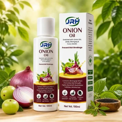 JRH Onion Oil (100ml)Prevent Hair Breakage, Fights Dandruff, Promotes Hair Growth —